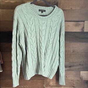 Banana Republic Heather Gray Knit Sweater